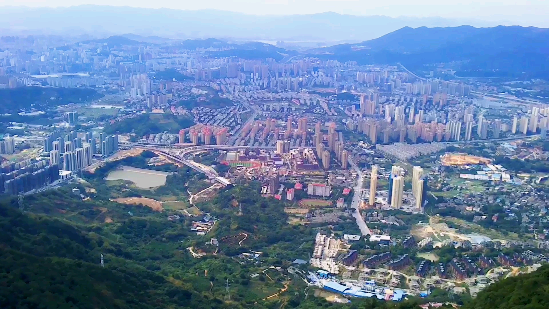 从福州鼓岭航拍市区超震撼的画面美的让人窒息