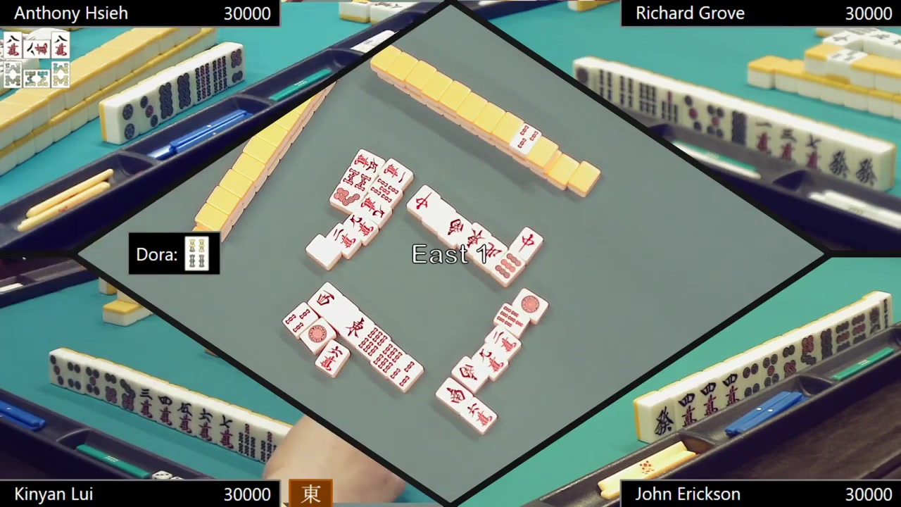 【日本麻将】2020西雅图立直麻将公开赛第一轮