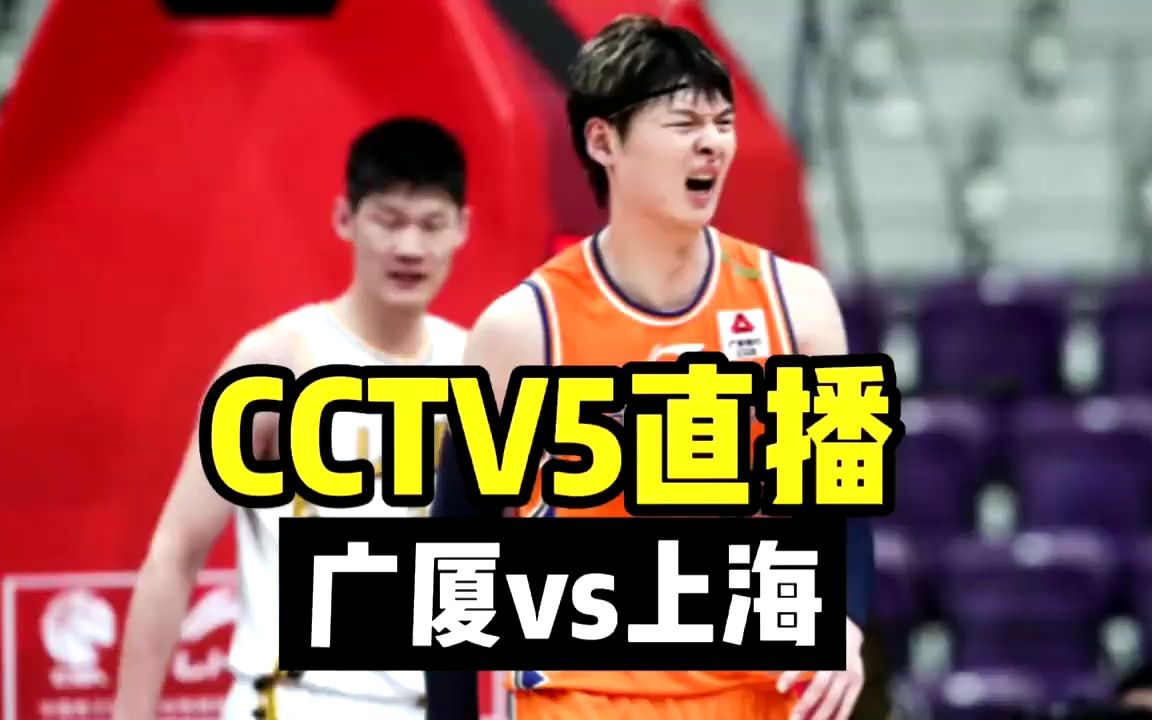 CCTV5直播!广厦男篮vs上海男篮,王哲林胡金秋最强中锋对决哔哩哔哩bilibili