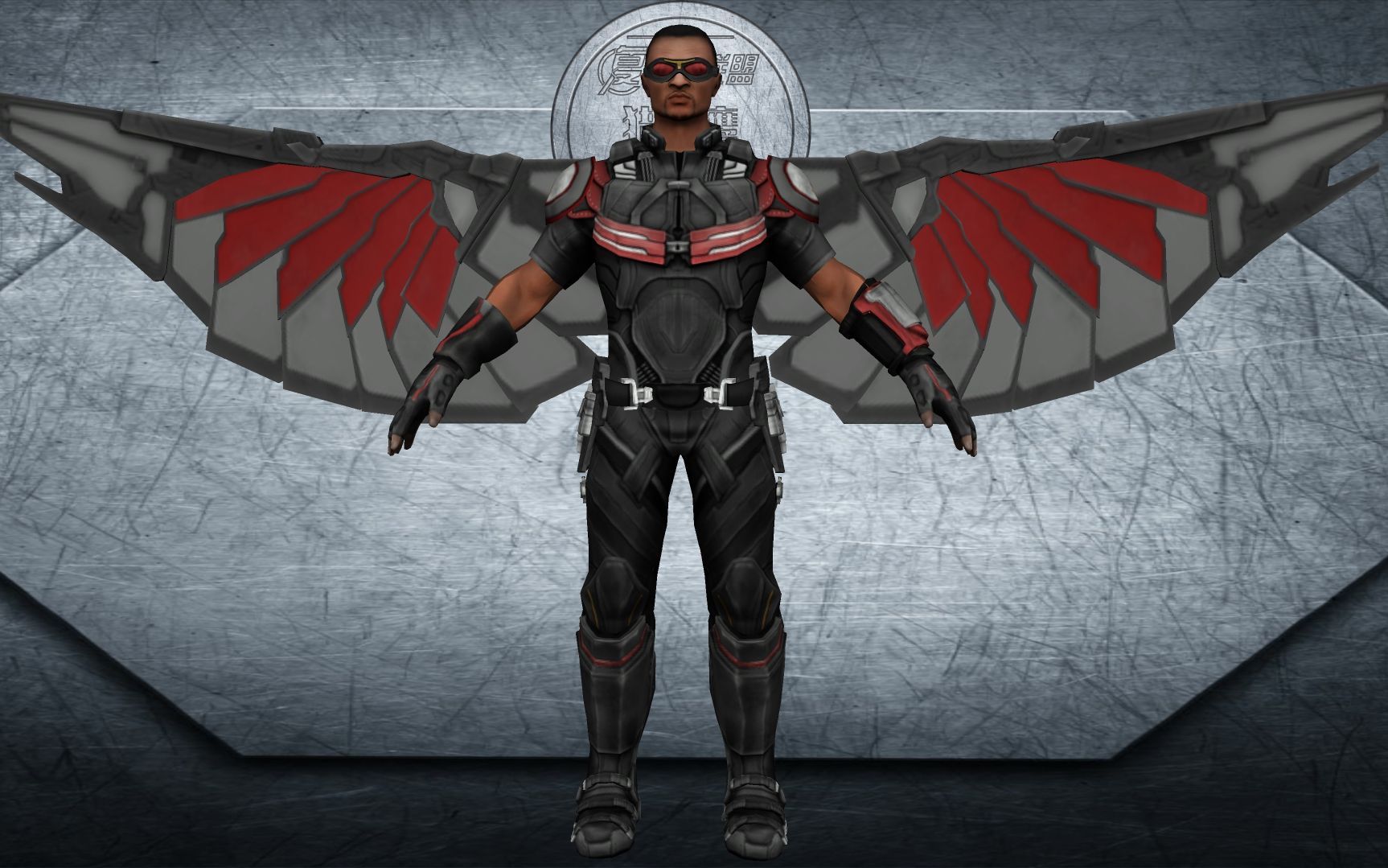 《复仇者联盟》3d英雄人物猎鹰设计