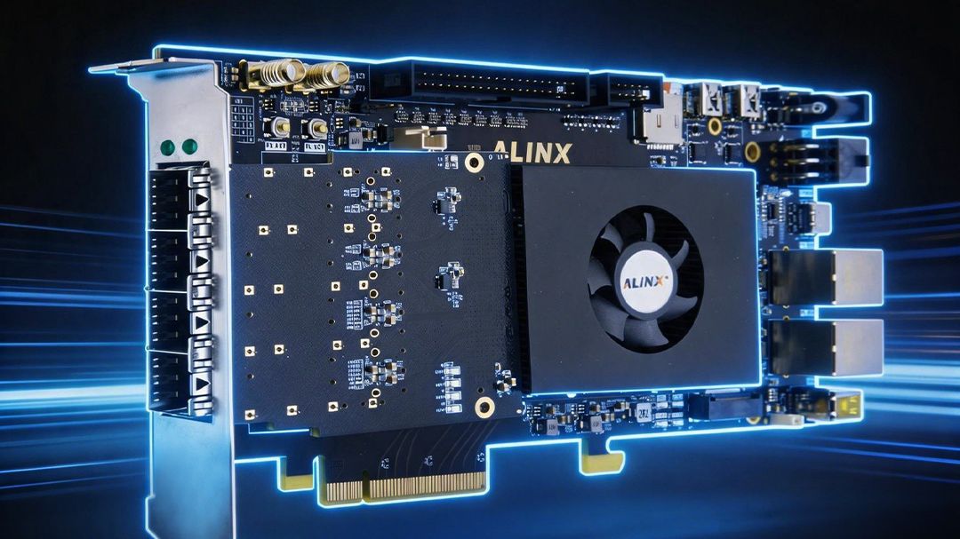【DEMO展示】ALINX FPGA开发板实现RJ45万兆TCP IP通信