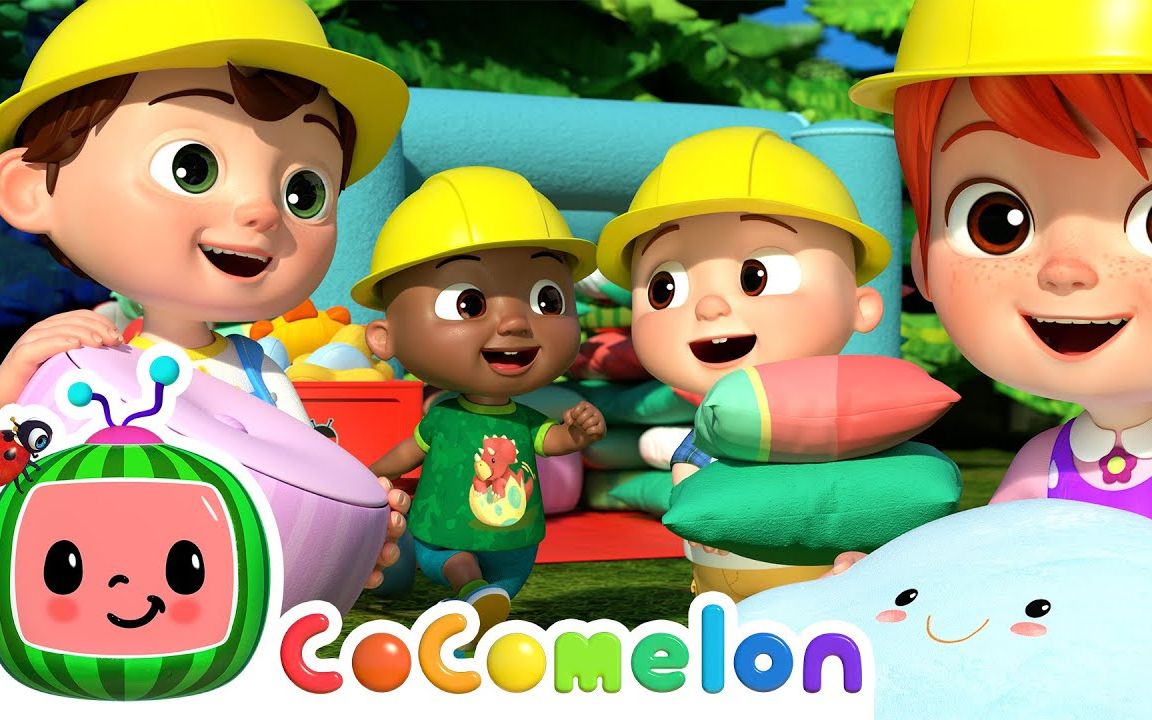 lets build a pillow fort cocomelon nursery rhymes & kids songs