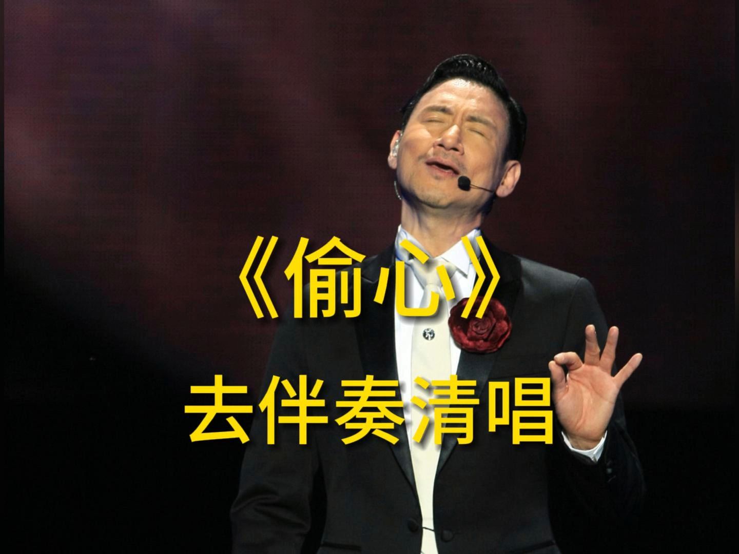 【去伴奏清唱】 电视剧繁花bgm, 张学友《偷心》i "是谁偷偷偷走我的