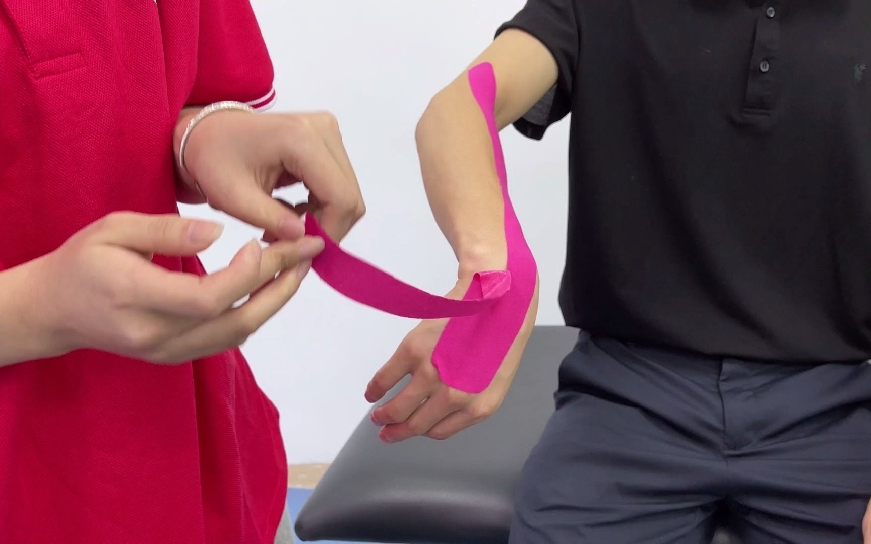 网球肘加强版肌贴教程来啦