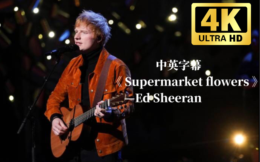 【中英字幕】减号还未正式发布,来欣赏催泪神曲《Supermarket flowers》吧!哔哩哔哩bilibili