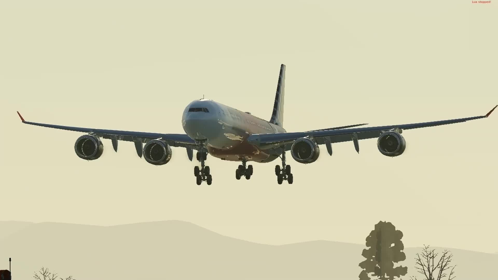 a340-600中国路在杭州桥山国际机场