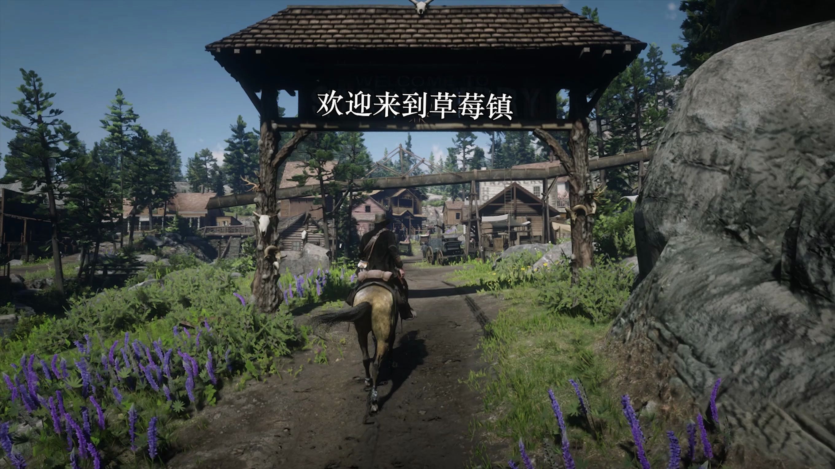 活动  【荒野大镖客2】游戏中的小镇——草莓镇