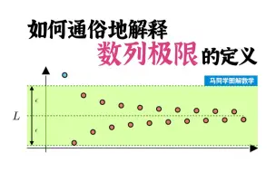 Download Video: 如何通俗地解释数列极限的定义｜马同学图解微积分