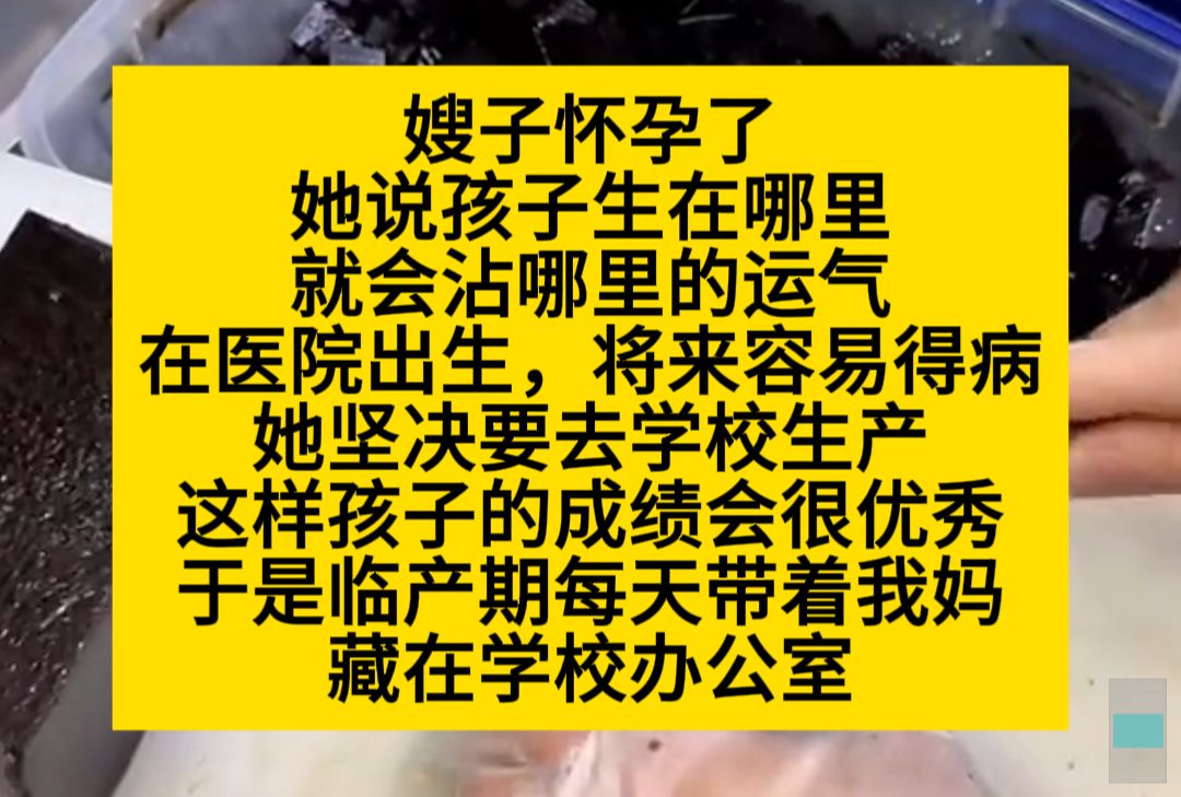 嫂子怀孕了,但执意在学校生产,说这样孩子读书优秀,每天躲在学校办公室里待产……小说推荐哔哩哔哩bilibili