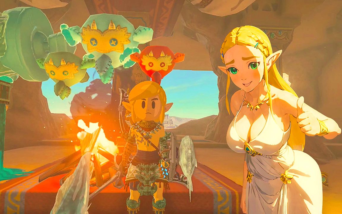 原來露珠只對這個感興趣. | 塞尔达传说 王国之泪