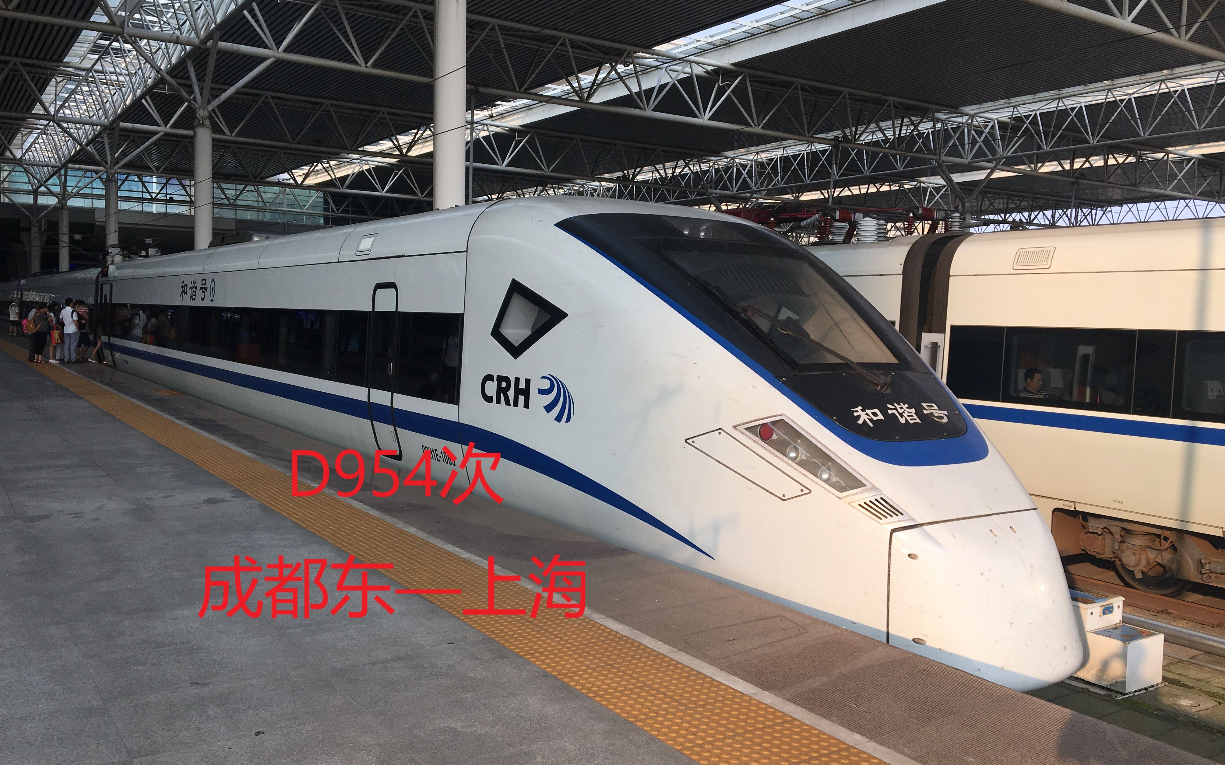 D954/951次列车 成都东站—上海站 CRH1E 成都至恩施沿途左侧45ⰰov哔哩哔哩bilibili