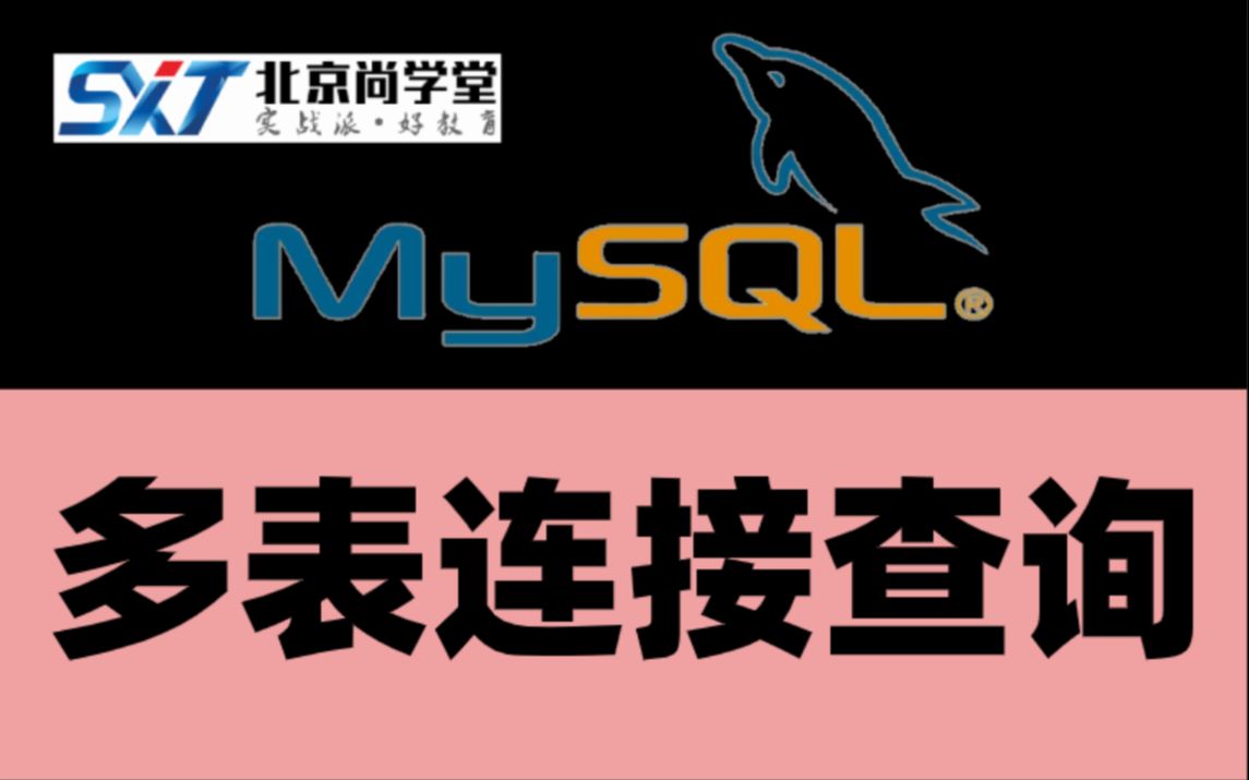 【尚学堂】MySQL数据库多表查询多表连接查询视频教程哔哩哔哩bilibili