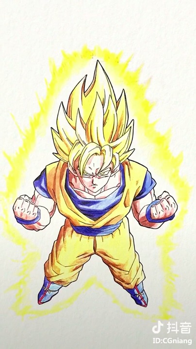 绘画##孙悟空#画一个七龙珠里的孙悟空_哔哩哔哩_bilibili