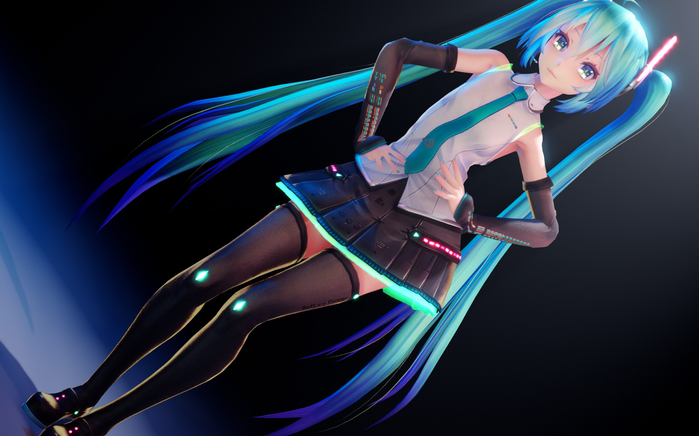 【质感·渲染测试】tda hatsune miku v4x — zimzalabim