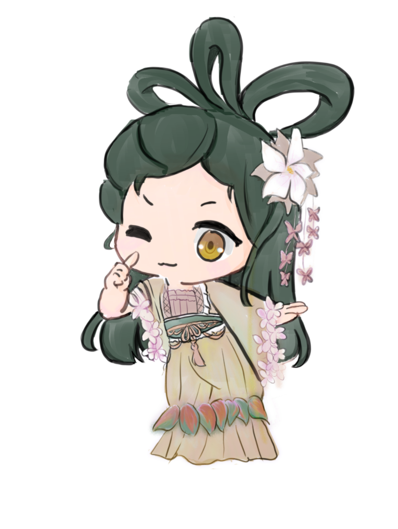 画的洛神赋图(没接触几次板绘,画得不好,忽喷)