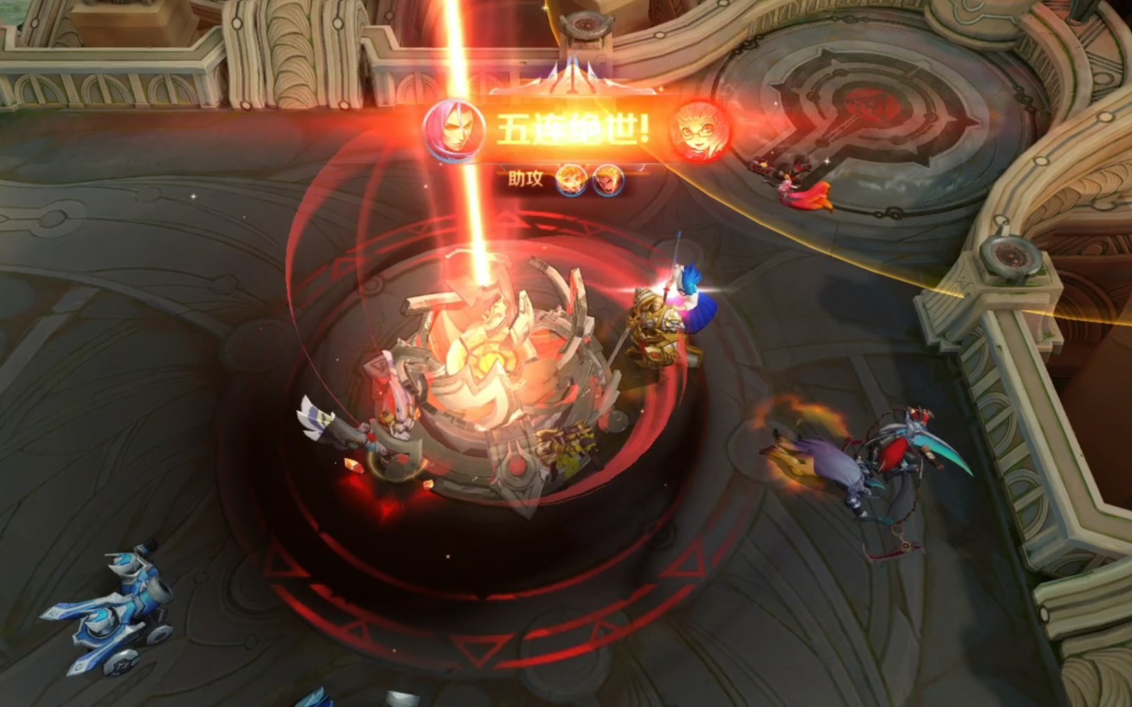 (王者荣耀)老橘子强势五杀