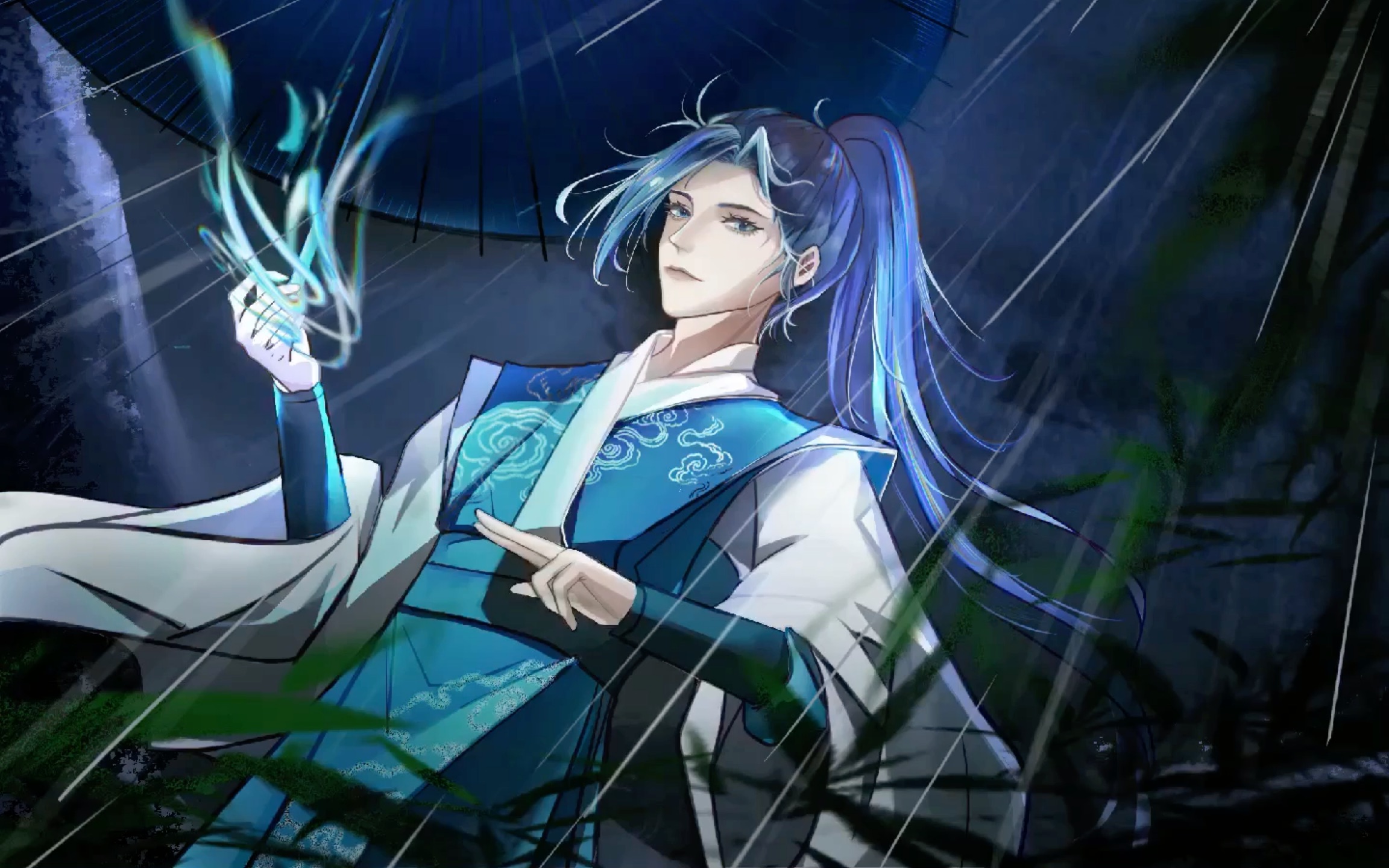 柳清歌绘画过程