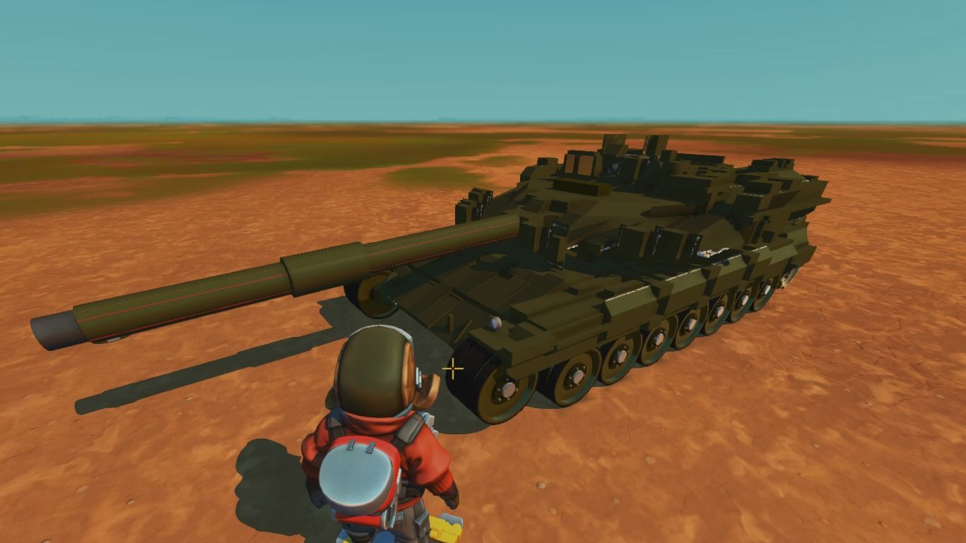 scrap mechanic废品机械师 目前综合最强主战 t95黑鹰 640工程