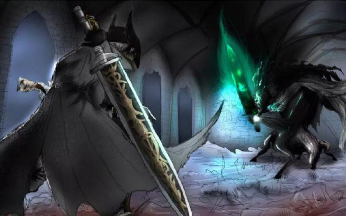 【血源诅咒】手把手逐帧解剖语音教学圣剑路德维希全技能闪避输出方式