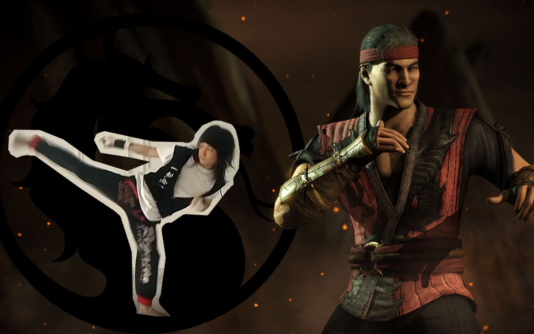 活动  真人快打真人重现mkx基础招数连段 刘康篇