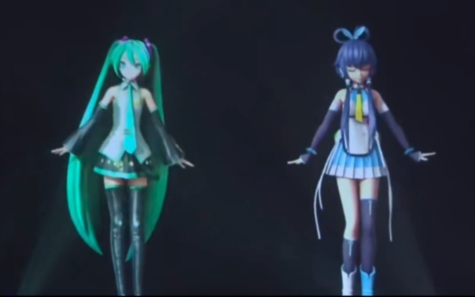 [图]初音未来和洛天依2023永远等你们