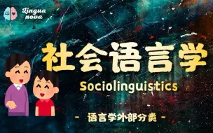 Download Video: 【社会语言学】（上）硬核！语言和社会的关系到底是什么样的？