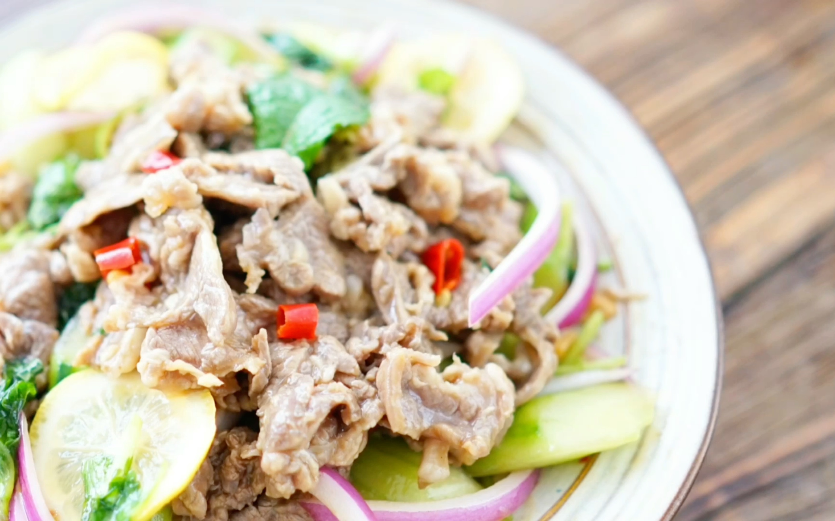 清新开胃的柠檬牛肉丨低卡低脂又好吃