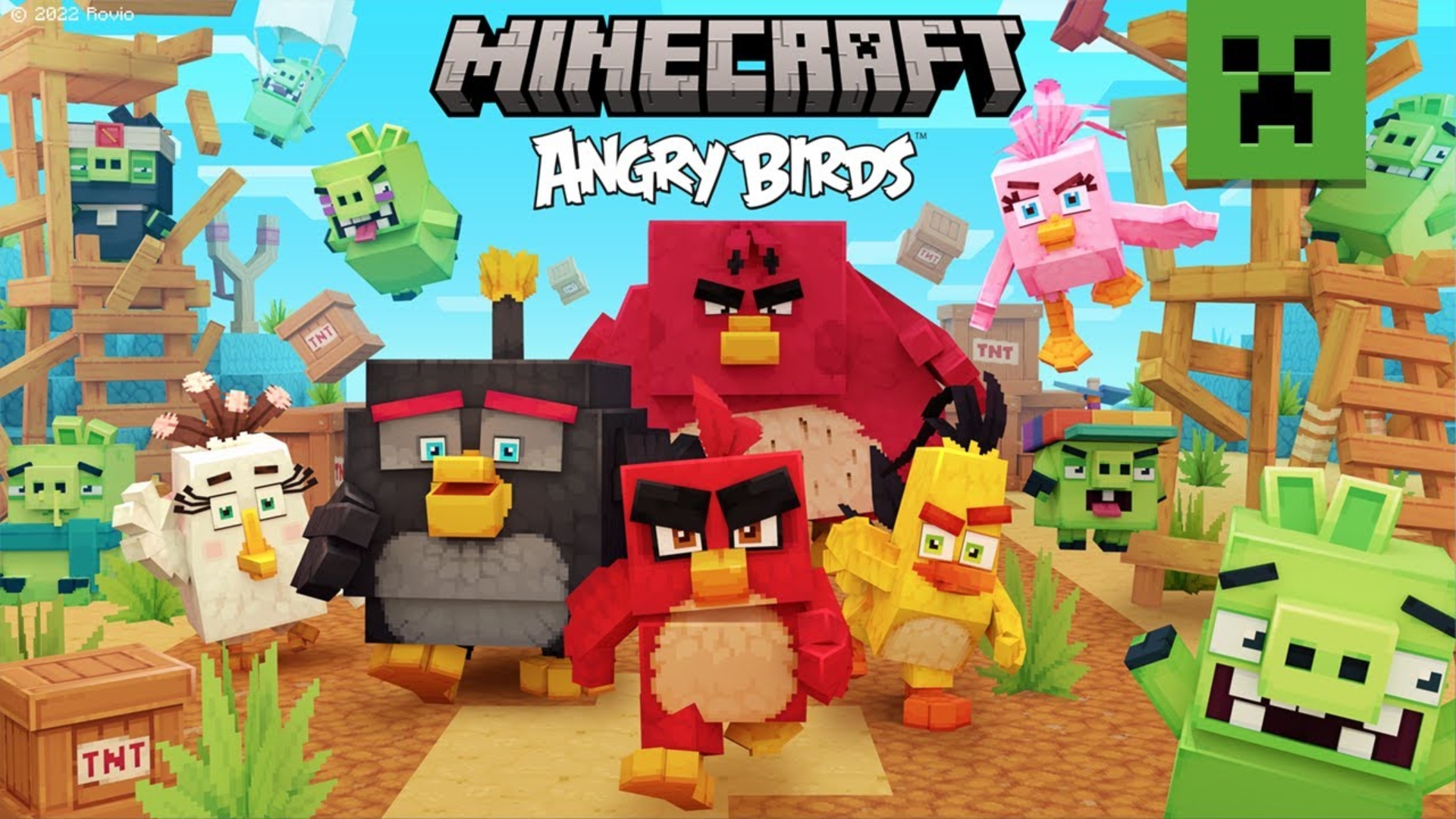 [免费下载]愤怒的小鸟我的世界地图市场包免费下载Minecraft Marketplace Angry Birds哔哩哔哩bilibili愤怒的小鸟