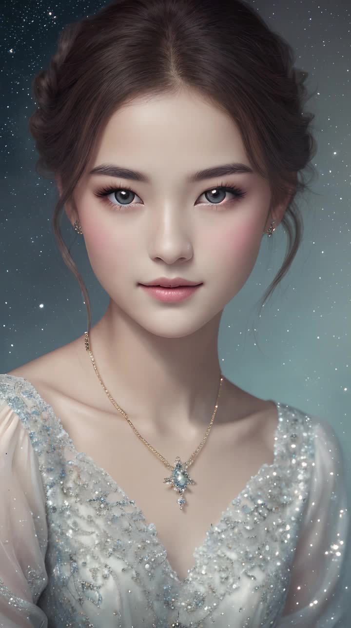 ai绘画美女壁纸分享