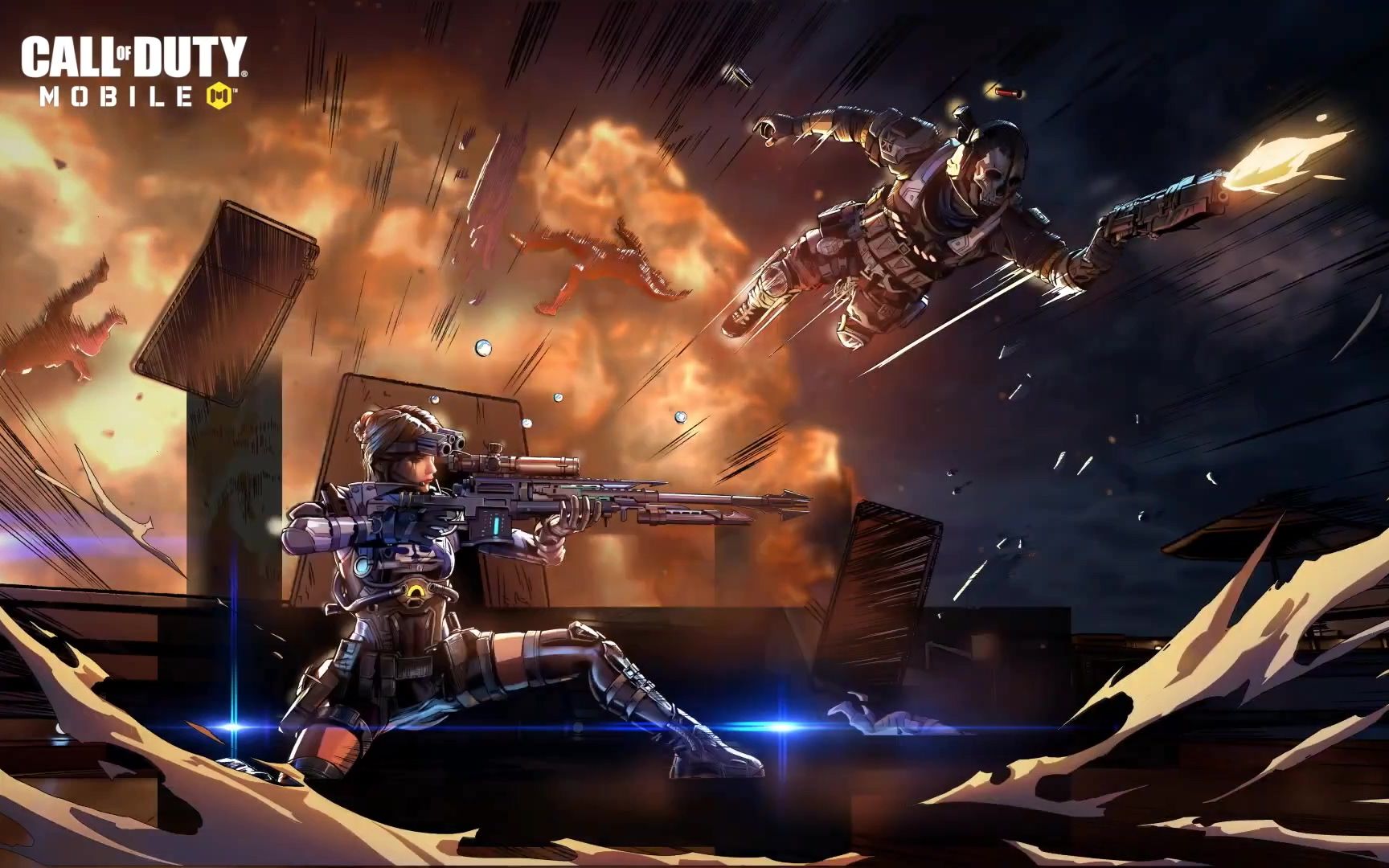 【使命召唤手游】钢铁之海和cr56传说皮肤宣传片_手机游戏热门视频