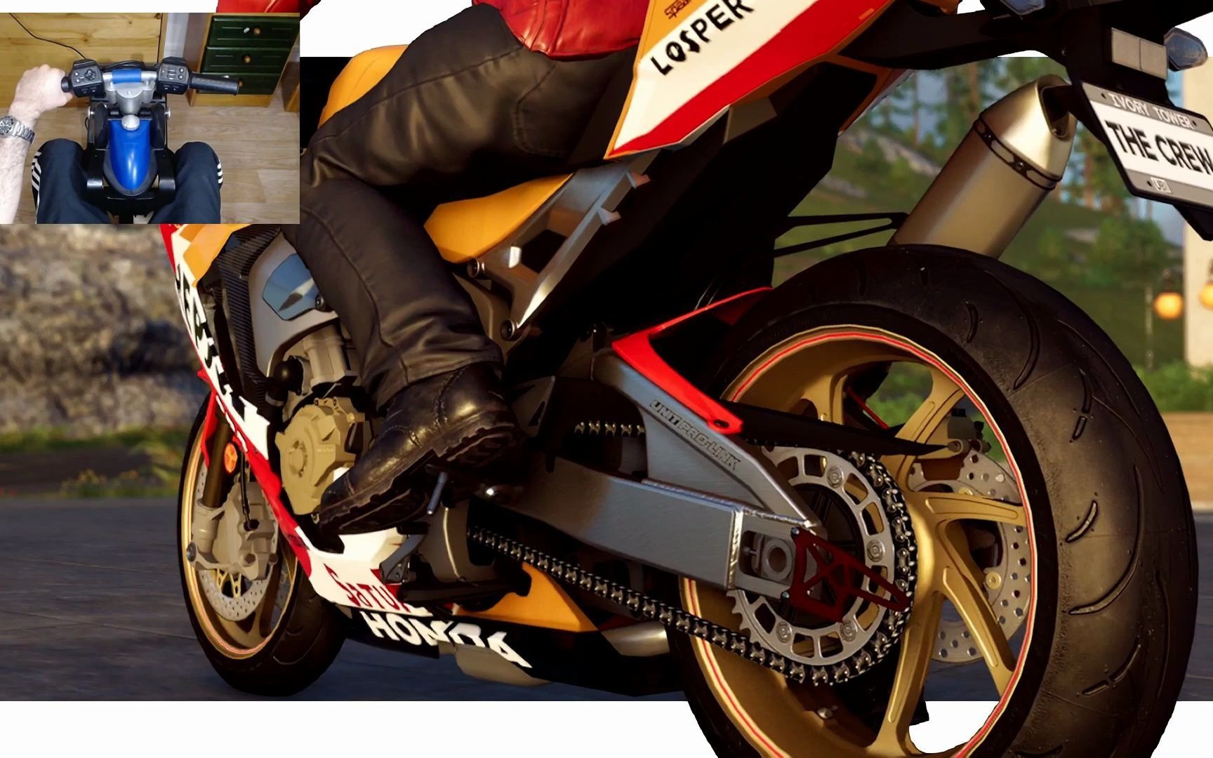地平线4丨模拟试驾本田cbr 1000rr【模拟驾驶yidicars】