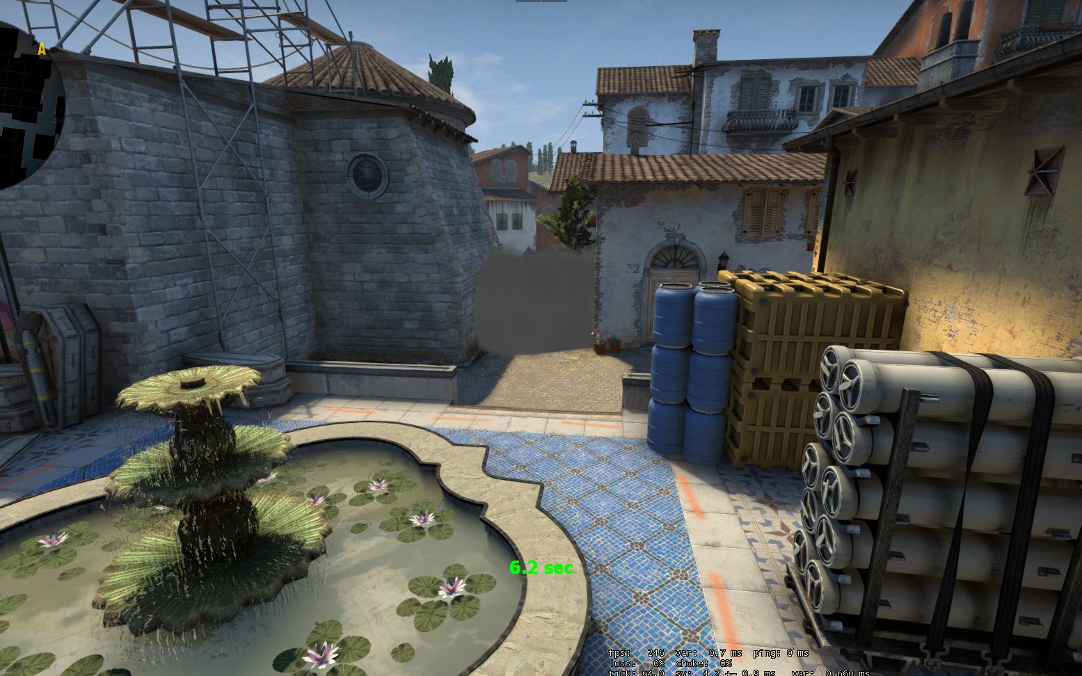 【csgo教学】炼狱小镇3颗实用简单的b点香蕉道封警家烟