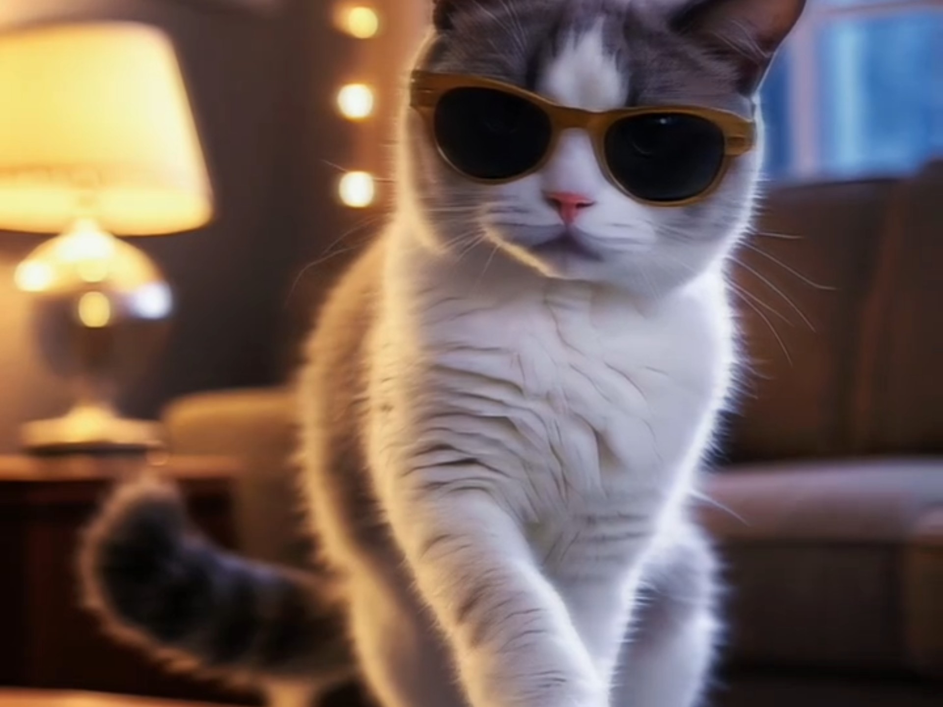 酷拽的猫咪惹人爱!