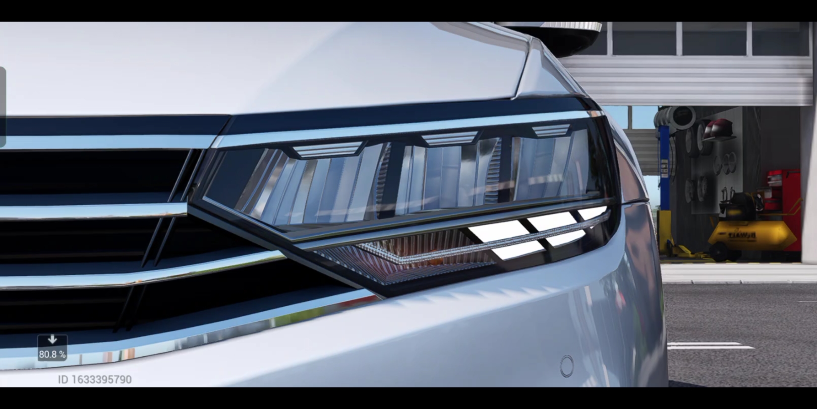 大众帕萨特警用涂装车素材