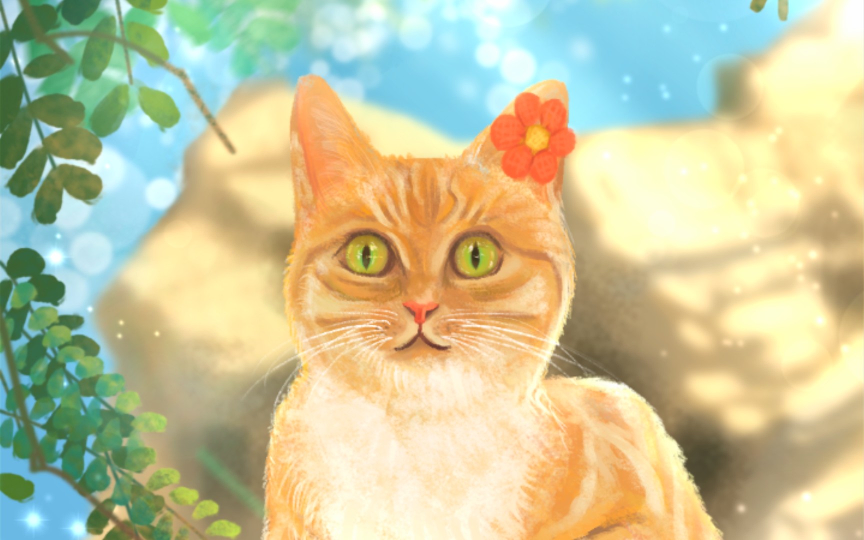 【色彩60天挑战】day12 橘猫呜儿_哔哩哔哩_bilibili