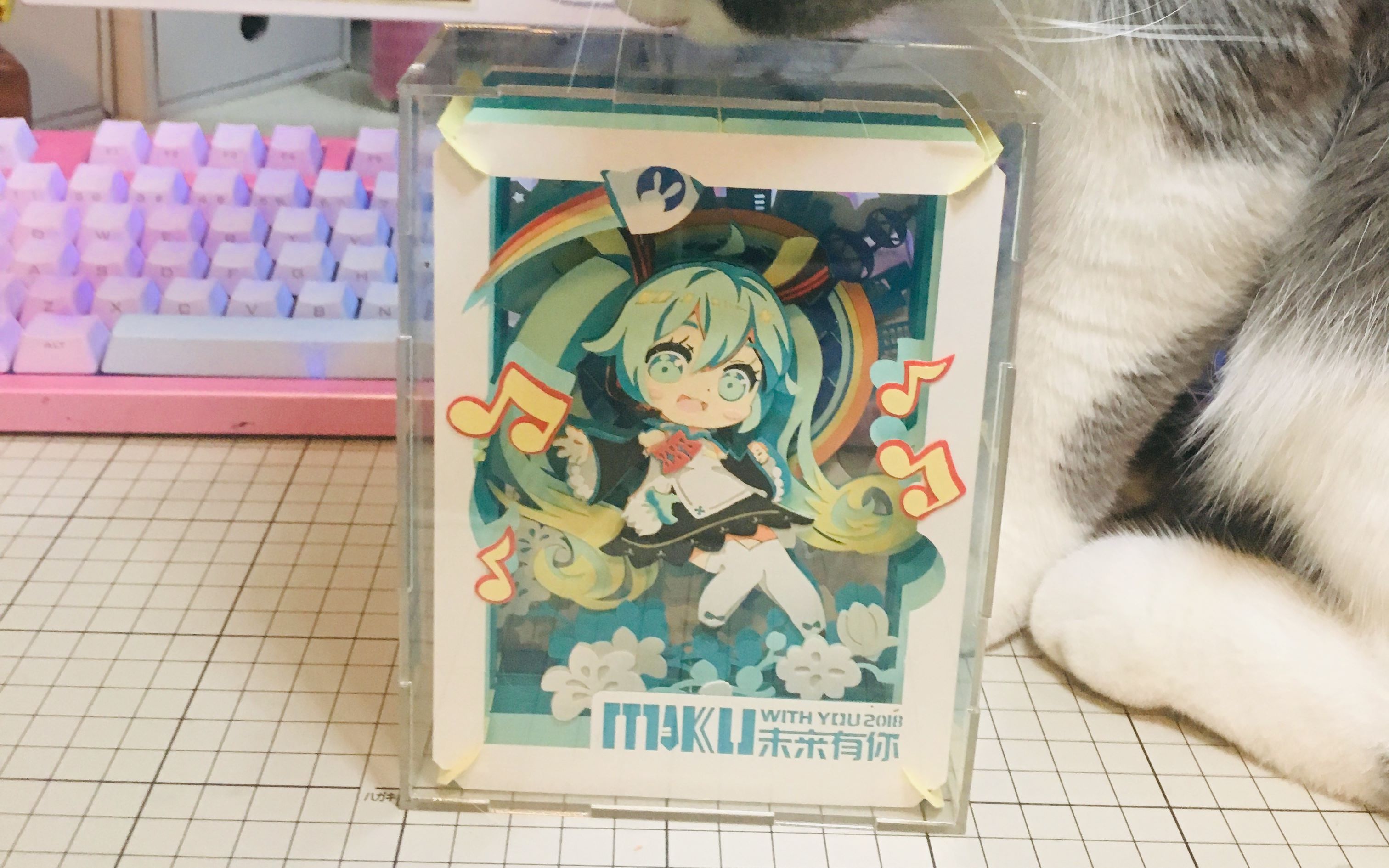 【初音未来3D绘饰】这么萌的初音立绘居然还是3D的?哔哩哔哩bilibili