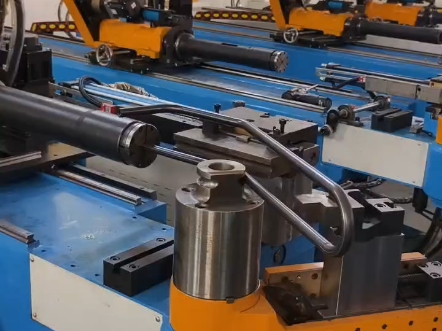 钢管全自动弯管机,共享单车停车架专用弯管机