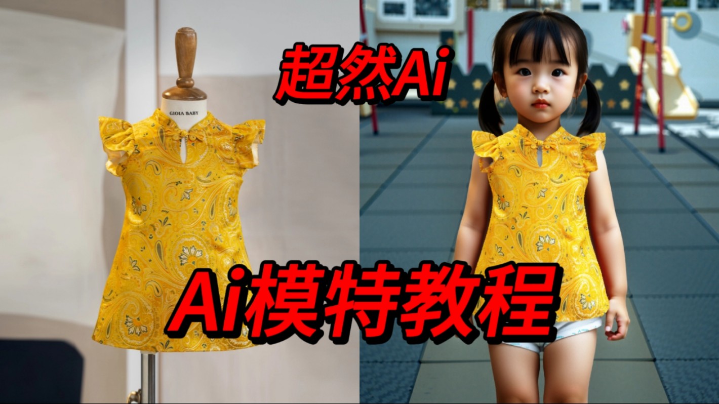 【超然Ai】学到赚到!用comfyui制作Ai模特的全流程来了!Ai服装模特工作流V5comfyui服装模特Ai模特哔哩哔哩bilibili