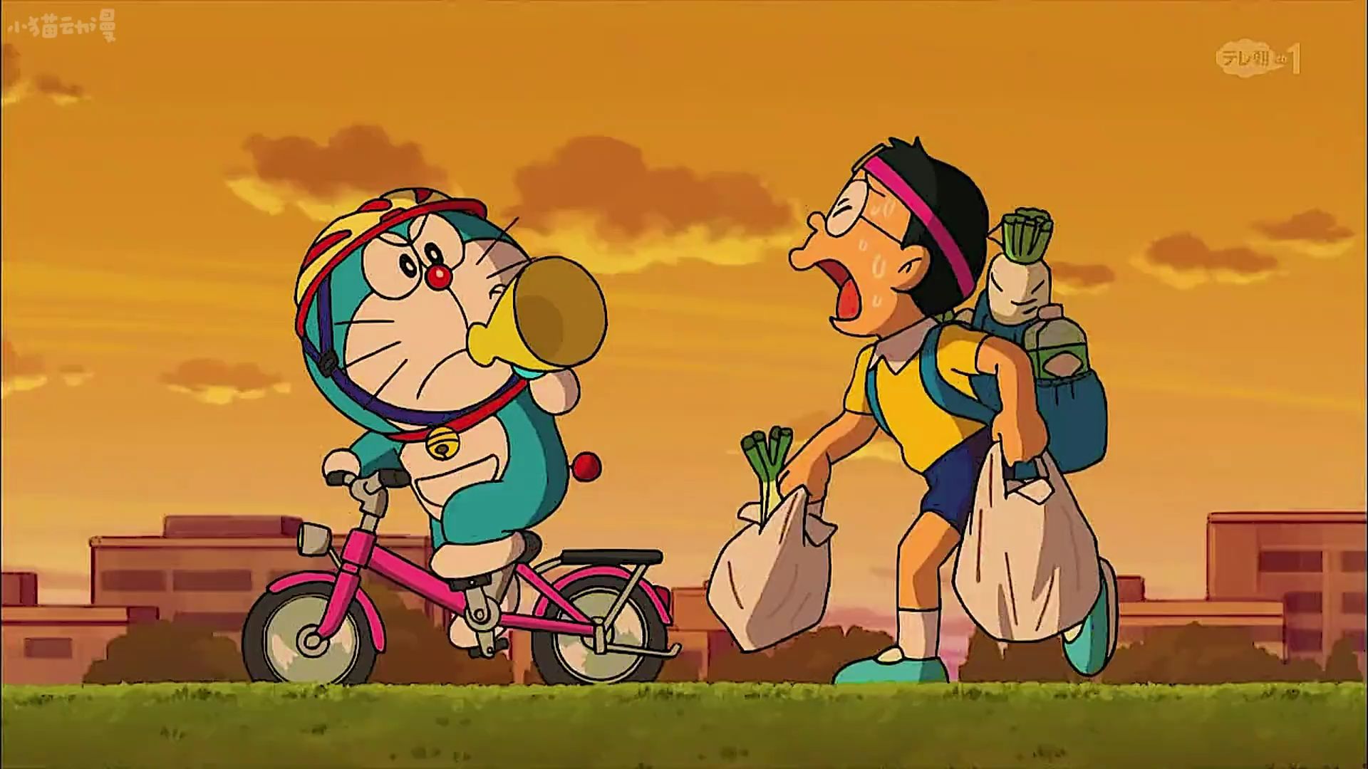 哆啦a梦:挥汗成金仪,出汗最光荣 #哆啦a梦新番 #哆啦a梦 #大雄 #治愈