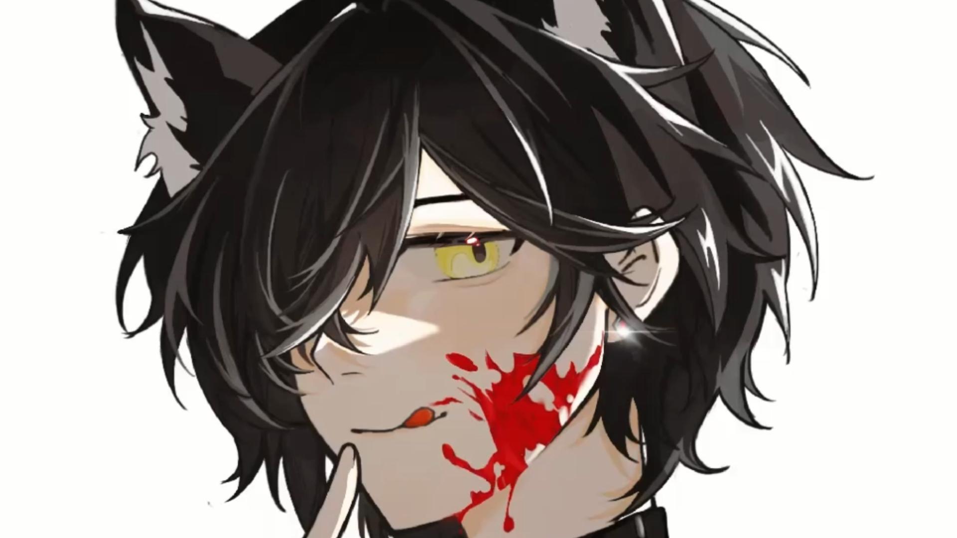 【绘画过程】这是什么,血?舔一下