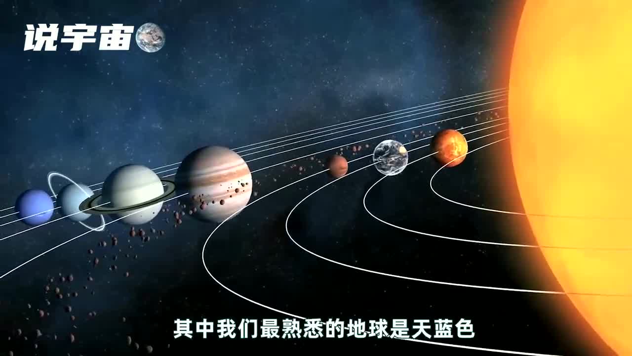 在太阳系中,八大行星的颜色,为什么不一样?哔哩哔哩bilibili