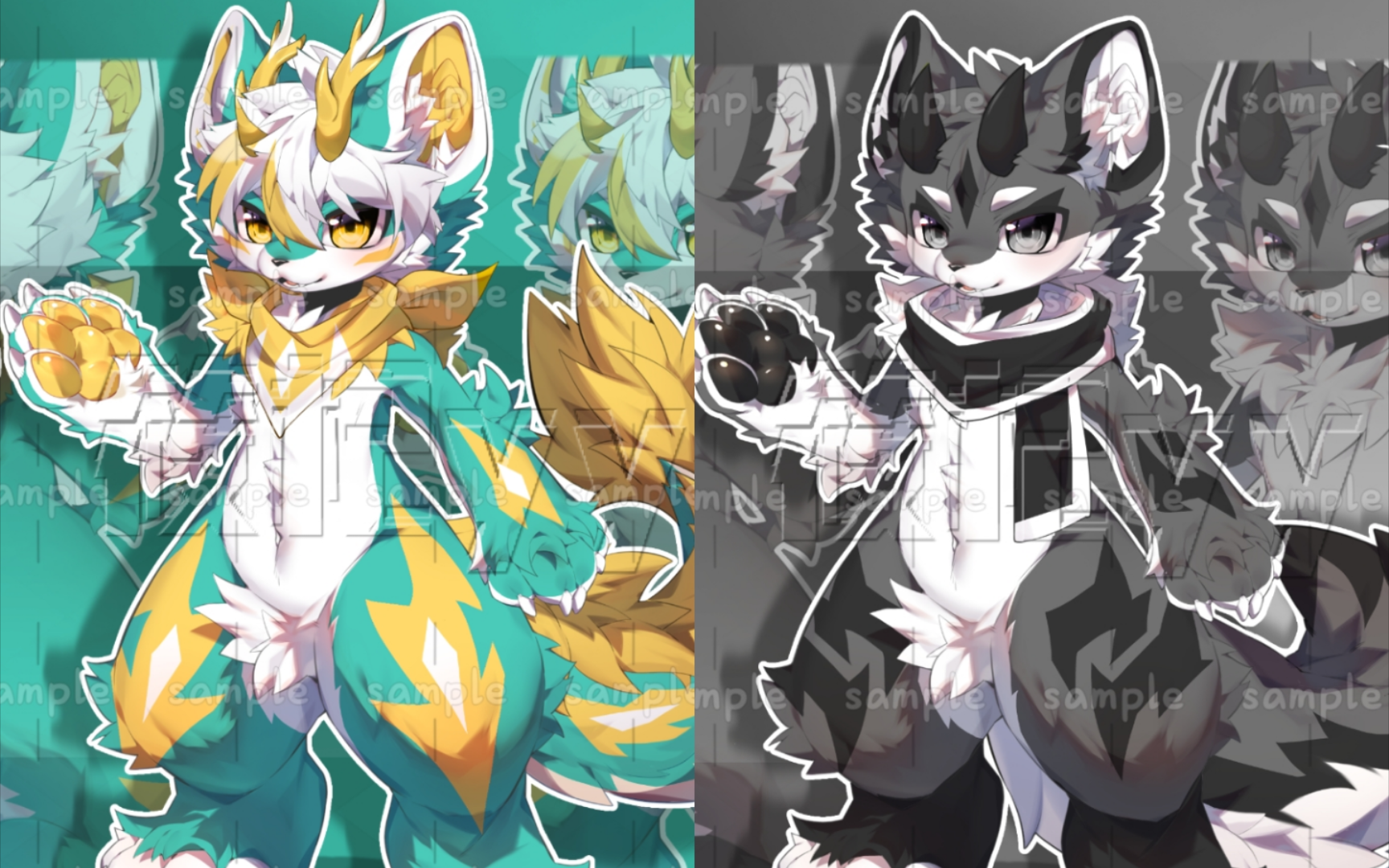 【兽设直出】两只设子各110直出含设子买断商断