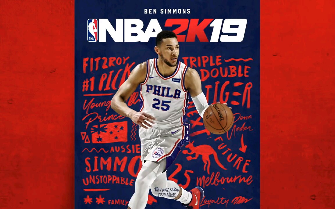 nba2k19宣传片在动作捕捉室里捕捉动作的西蒙斯