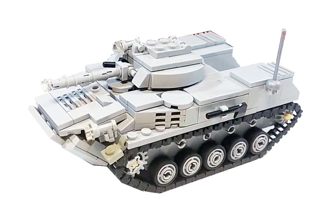 乐高moc教程苏联bmd1步兵战车拼搭指南