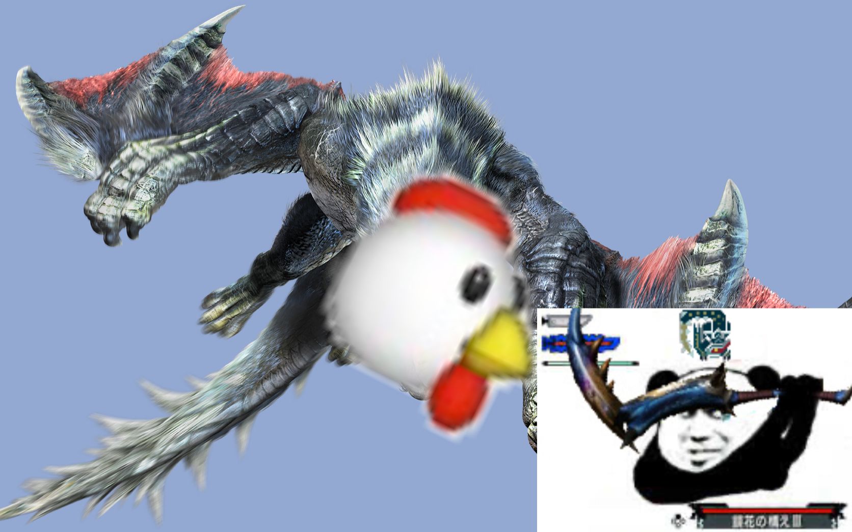【迟道冬日祭】mhxx/mhgu 勇气太刀g4白疾风迅龙 65843_哔哩哔哩