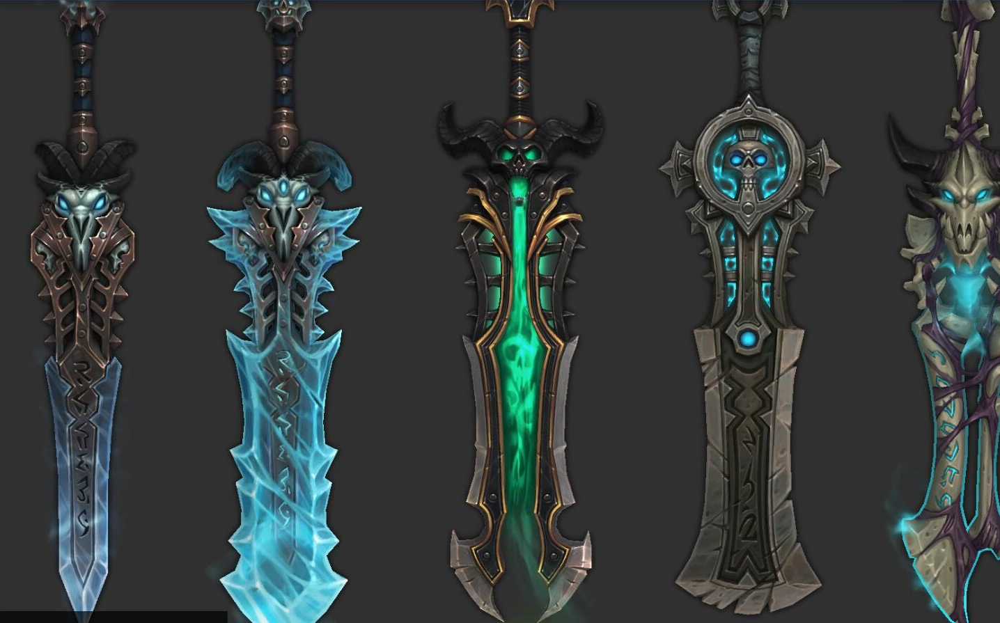 maya建模 死亡骑士之剑 想学冷兵器建模步骤的来