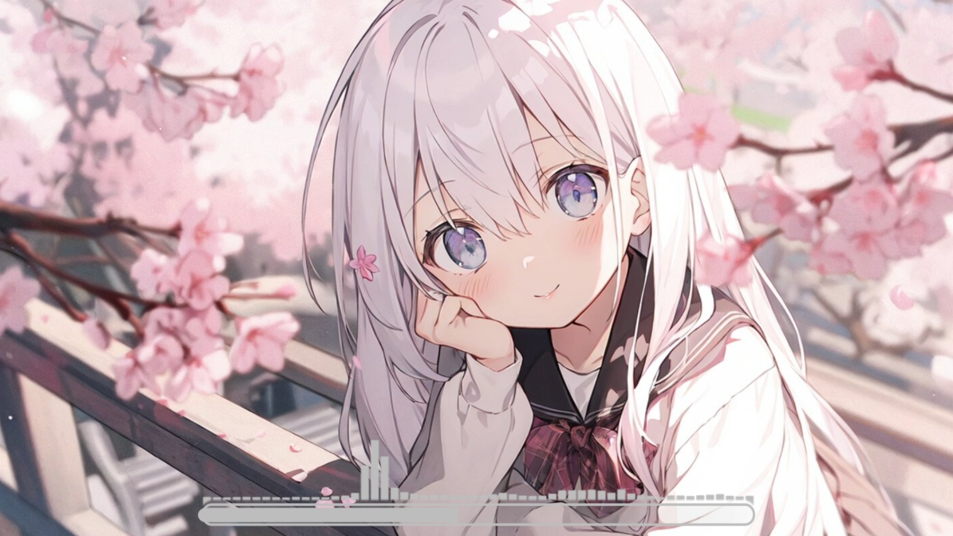 【Nightcore】贺子玲  樱花扮成雨落下哔哩哔哩bilibili