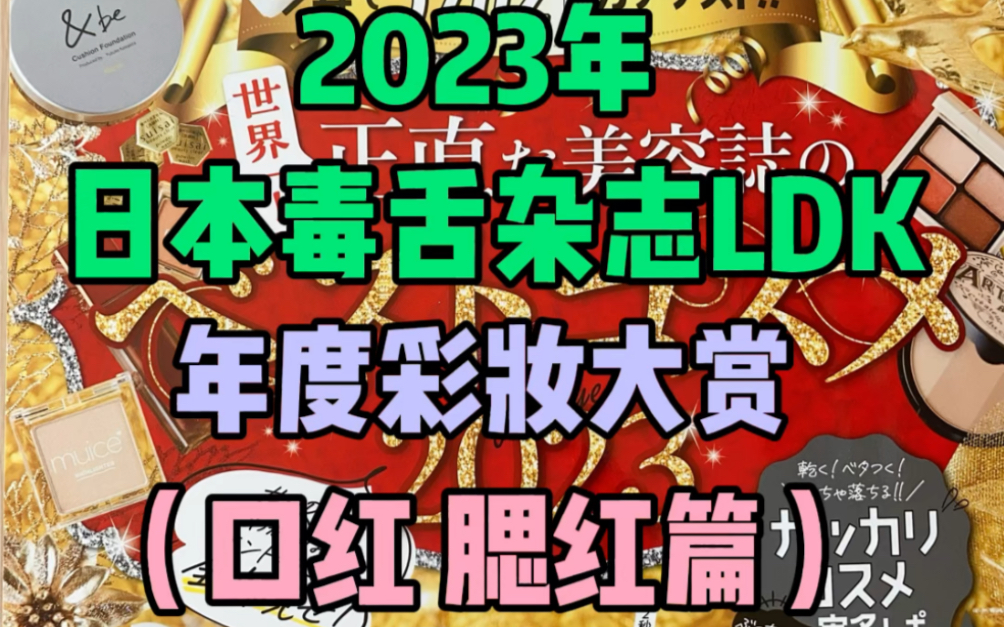 2023年日本毒舌杂志年度彩妆大赏哔哩哔哩bilibili