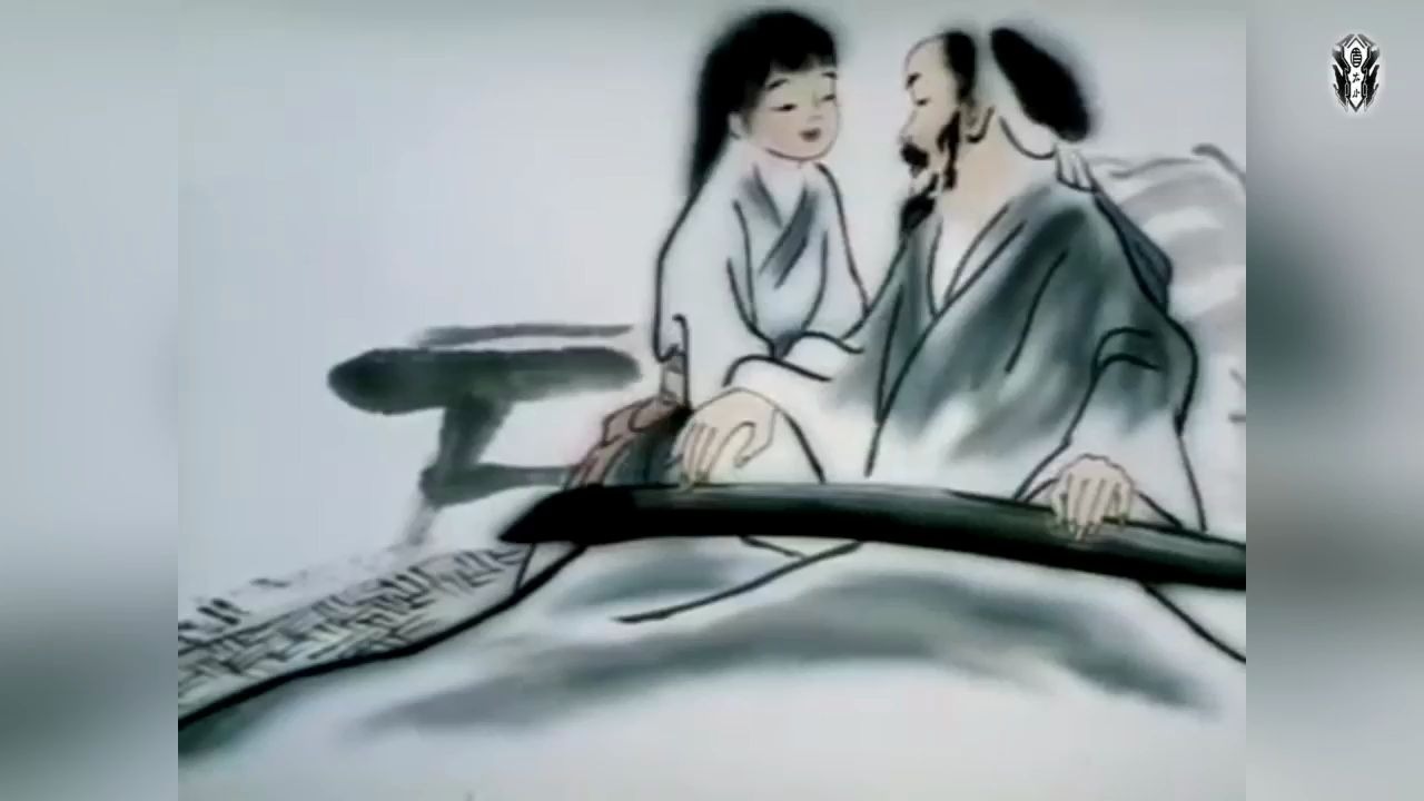 经典古琴水墨动画片《山水情》_哔哩哔哩 (゜-゜)つロ 干杯~-bilibili