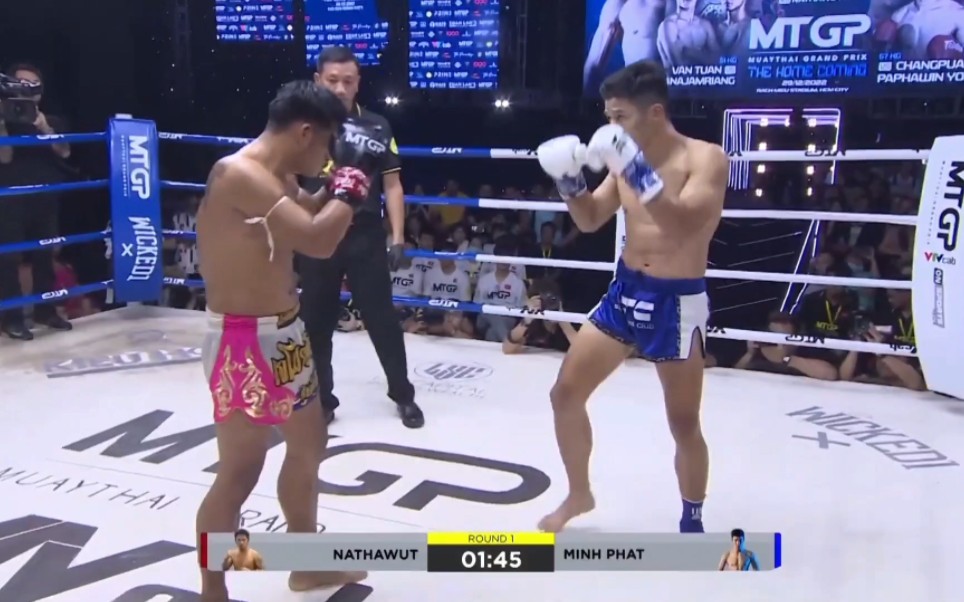 【以快打慢 以组合打单击】张高明发 Truong Cao Minh Phat VS 威蒙坎 Wimonchan Nathawut哔哩哔哩bilibili